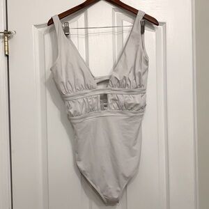 ASOS White Grecian Bathing Suit